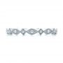 18k White Gold 18k White Gold Diamond Stackable Eternity Band - Top View -  101897 - Thumbnail