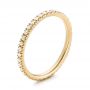 14k Yellow Gold 14k Yellow Gold Diamond Stackable Eternity Band - Three-Quarter View -  101927 - Thumbnail