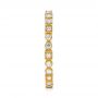 14k Yellow Gold 14k Yellow Gold Diamond Stackable Eternity Band - Side View -  101923 - Thumbnail