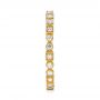 18k Yellow Gold 18k Yellow Gold Diamond Stackable Eternity Band - Side View -  101923 - Thumbnail
