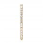 18k Yellow Gold 18k Yellow Gold Diamond Stackable Eternity Band - Side View -  101926 - Thumbnail