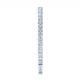 18k White Gold 18k White Gold Diamond Wedding Band - Side View -  105769 - Thumbnail