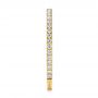 18k Yellow Gold 18k Yellow Gold Diamond Wedding Band - Side View -  105769 - Thumbnail