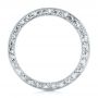  Platinum Platinum Hand Engraved Wedding Band - Front View -  102439 - Thumbnail