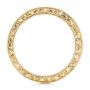 14k Yellow Gold 14k Yellow Gold Hand Engraved Wedding Band - Front View -  102439 - Thumbnail