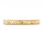 14k Yellow Gold 14k Yellow Gold Hand Engraved Wedding Band - Top View -  102439 - Thumbnail