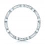  Platinum Platinum Round And Baguette Diamond Stackable Eternity Band - Front View -  101943 - Thumbnail