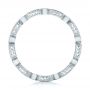  Platinum Platinum Round And Baguette Diamond Stackable Eternity Band - Front View -  101943 - Thumbnail