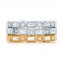  Platinum Platinum Round And Baguette Diamond Stackable Eternity Band - Front View -  101943 - Thumbnail