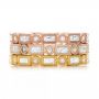 14k Rose Gold 14k Rose Gold Round And Baguette Diamond Stackable Eternity Band - Top View -  101945 - Thumbnail