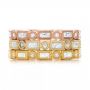 18k Yellow Gold 18k Yellow Gold Round And Baguette Diamond Stackable Eternity Band - Top View -  101945 - Thumbnail
