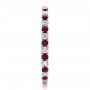 14k Rose Gold 14k Rose Gold Ruby Band With Matching Engagement Ring - Side View -  100002 - Thumbnail