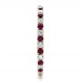 14k Yellow Gold 14k Yellow Gold Ruby Band With Matching Engagement Ring - Side View -  100002 - Thumbnail