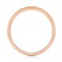 14k Rose Gold 14k Rose Gold Ruby And Diamond Wedding Band - Front View -  103761 - Thumbnail