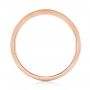 14k Rose Gold 14k Rose Gold Ruby And Diamond Wedding Band - Front View -  103761 - Thumbnail