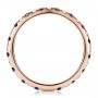 14k Rose Gold 14k Rose Gold Sapphire Band With Matching Engagement Ring - Front View -  100001 - Thumbnail