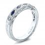 Sapphire Wedding Band With Matching Engagement Ring - Kirk Kara
