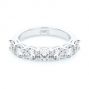  Platinum Platinum Seven Stone Diamond Wedding Ring - Flat View -  107287 - Thumbnail