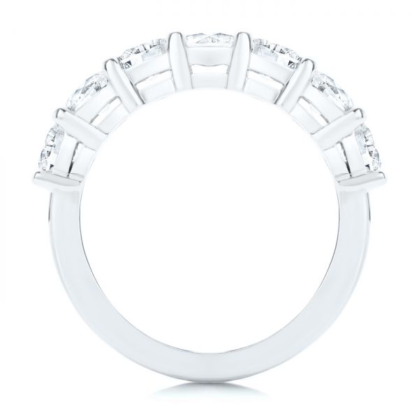  Platinum Platinum Seven Stone Diamond Wedding Ring - Front View -  107287