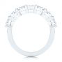 18k White Gold Seven Stone Diamond Wedding Ring - Front View -  107287 - Thumbnail