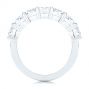 14k White Gold 14k White Gold Seven Stone Diamond Wedding Ring - Front View -  107287 - Thumbnail