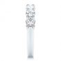  Platinum Platinum Seven Stone Diamond Wedding Ring - Side View -  107287 - Thumbnail