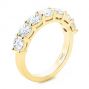 18k Yellow Gold 18k Yellow Gold Seven Stone Diamond Wedding Ring - Three-Quarter View -  107287 - Thumbnail