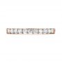 14k Rose Gold 14k Rose Gold Shared Prong Basket-set Diamond Wedding Band - Top View -  104164 - Thumbnail