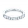  Platinum Platinum Shared Prong Basket-set Diamond Wedding Band - Flat View -  104164 - Thumbnail