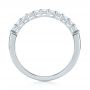  Platinum Platinum Shared Prong Basket-set Diamond Wedding Band - Front View -  104164 - Thumbnail