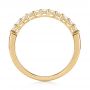 18k Yellow Gold 18k Yellow Gold Shared Prong Basket-set Diamond Wedding Band - Front View -  104164 - Thumbnail