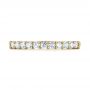 14k Yellow Gold 14k Yellow Gold Shared Prong Basket-set Diamond Wedding Band - Top View -  104164 - Thumbnail