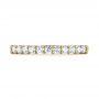 18k Yellow Gold 18k Yellow Gold Shared Prong Basket-set Diamond Wedding Band - Top View -  104164 - Thumbnail