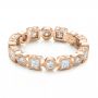 14k Rose Gold 14k Rose Gold Stackable Diamond Eternity Band - Flat View -  101875 - Thumbnail