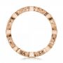 18k Rose Gold 18k Rose Gold Stackable Diamond Eternity Band - Front View -  101875 - Thumbnail