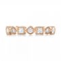 14k Rose Gold 14k Rose Gold Stackable Diamond Eternity Band - Top View -  101875 - Thumbnail