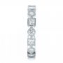  Platinum Platinum Stackable Diamond Eternity Band - Side View -  101875 - Thumbnail