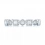  Platinum Platinum Stackable Diamond Eternity Band - Top View -  101875 - Thumbnail