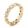 18k Yellow Gold 18k Yellow Gold Stackable Diamond Eternity Band - Three-Quarter View -  101875 - Thumbnail