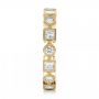 18k Yellow Gold 18k Yellow Gold Stackable Diamond Eternity Band - Side View -  101875 - Thumbnail