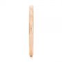 18k Rose Gold 18k Rose Gold Stackable Geometric Wedding Band - Side View -  105334 - Thumbnail