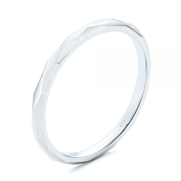 Stackable Geometric Wedding Band - reference design