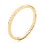 18k Yellow Gold 18k Yellow Gold Stackable Geometric Wedding Band - Three-Quarter View -  105334 - Thumbnail