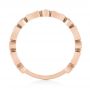 18k Rose Gold 18k Rose Gold Stackable Women's Wedding Band - Front View -  103667 - Thumbnail
