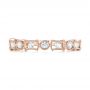 14k Rose Gold 14k Rose Gold Stackable Women's Wedding Band - Top View -  103667 - Thumbnail