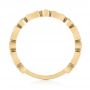 14k Yellow Gold 14k Yellow Gold Stackable Women's Wedding Band - Front View -  103667 - Thumbnail