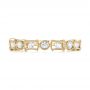 18k Yellow Gold 18k Yellow Gold Stackable Women's Wedding Band - Top View -  103667 - Thumbnail