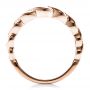 18k Rose Gold 18k Rose Gold Tension Set Diamond Band With Matching Engagement Ring - Vanna K - Front View -  1461 - Thumbnail