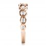 18k Rose Gold 18k Rose Gold Tension Set Diamond Band With Matching Engagement Ring - Vanna K - Side View -  1461 - Thumbnail