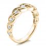 18k Yellow Gold 18k Yellow Gold Tension Set Diamond Band With Matching Engagement Ring - Vanna K - Three-Quarter View -  1461 - Thumbnail